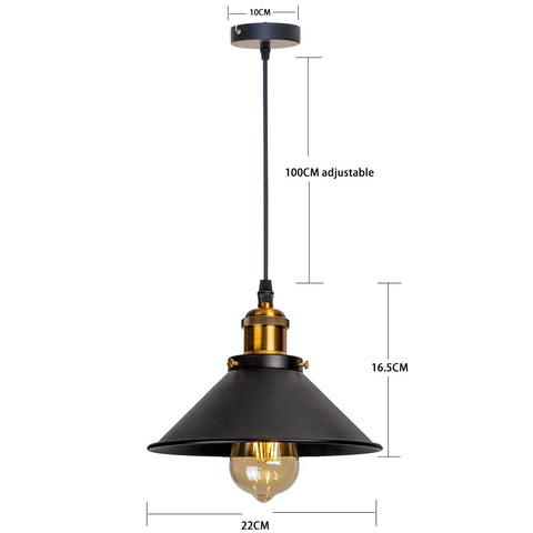 Vintage LED Iron Lampshade Retro Chandeliers Russia Pendant Lights for Loft Kitchen Dining Bedroom Home Lighting Hanging Lamp