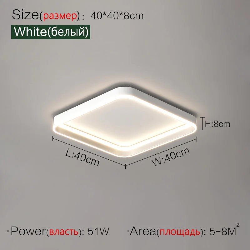 Bedroom lamp ceiling lamp led warm romantic decoration creative Nordic lights modern minimalist room master bedroom ceiling lamp