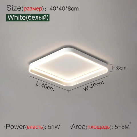 Bedroom lamp ceiling lamp led warm romantic decoration creative Nordic lights modern minimalist room master bedroom ceiling lamp