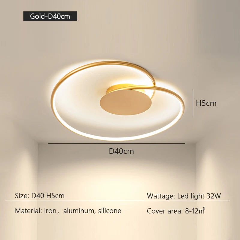 Bedroom Lamps  Mordern Minimalism Led Ceiling Lamp Creative Dimmable Study Room Light Indoor Lighting Home Decor Luster Fixtures