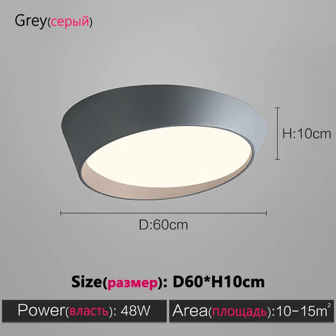 Bedroom ceiling lamp led modern minimalist minimalist Nordic lamps round living room lamp dining room master bedroom room lamp