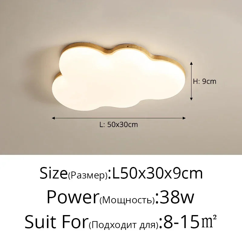 Nordic Cloud Ceiling Lamp Dimmable for Child Bedroom Balcony Baby Room Ceiling Lights Home Decor Indoor Lighting Luster Fixture