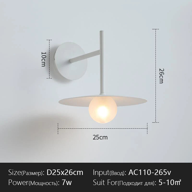 Menvix Modern Wall Lamp Nordic LED Lighting Fixtures Creative Sconces for Bedside Living Room Home Indoor Decoration Luminaire