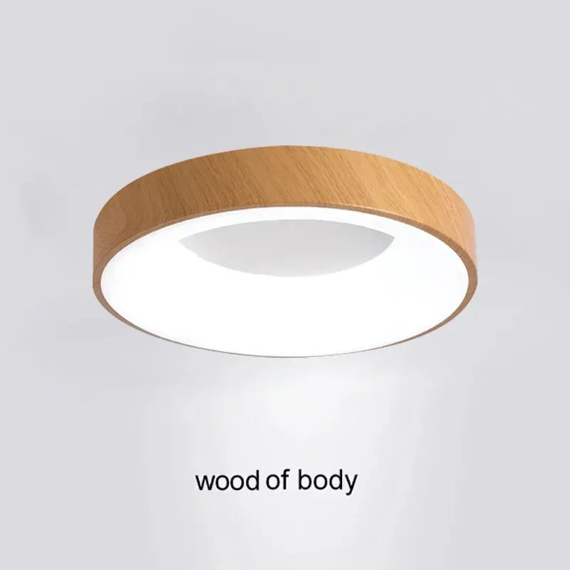 LED Ceiling Light 30/40/50CM Remote Control Adjustable Color Temperature Brightness Bedroom Living Room Hotel Indoor Lamp Lustre