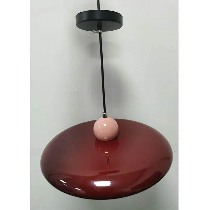 French Flying Saucer Chandelier Minimalist Internet Celebrity High-end Table Lamp  Dining Room Chandelier Cream Style Chandelier
