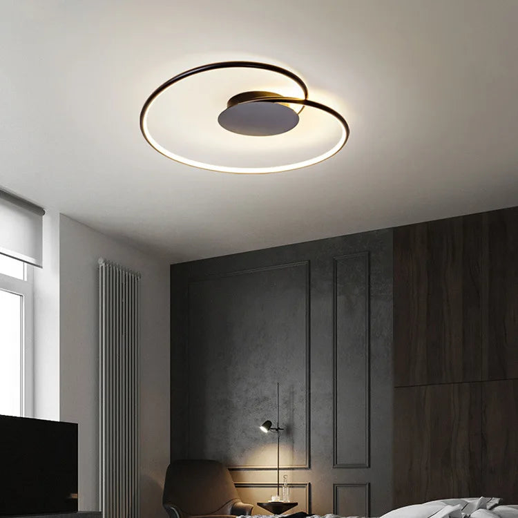 Bedroom Lamps  Mordern Minimalism Led Ceiling Lamp Creative Dimmable Study Room Light Indoor Lighting Home Decor Luster Fixtures