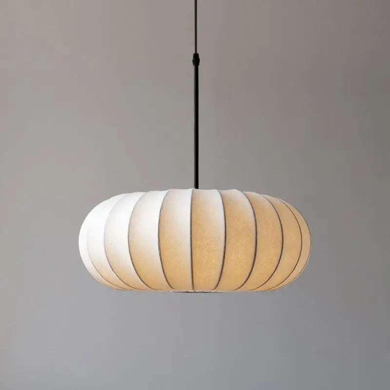 New Wabi Sabi E27 Led Pendant Light Dining Room Silk Suspend Lamp Bedroom Led Lamparas Luminarias Chandelier Lighting Droplight