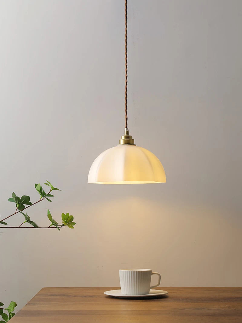 Nordic Design Pendant Lights Wire Kitchen Office Metal Industrial Led Pendant Lamp Glass Shade for Dining Room Liing Room
