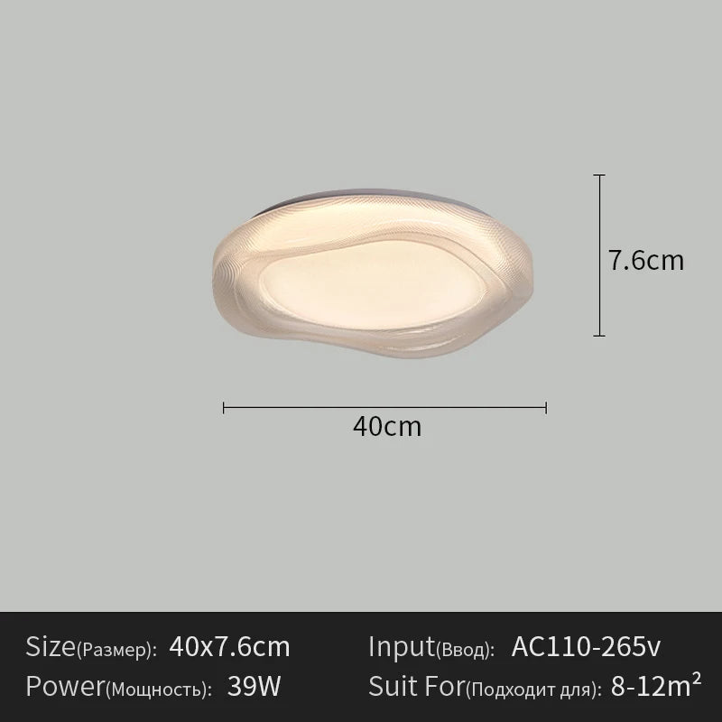 Bedroom Ceiling Light New Designer Creative Floating High-end Feeling Living Room LED Light Simple Modern Home Lighting Fixtures