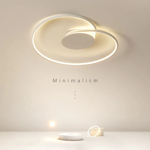 Bedroom Lamps  Mordern Minimalism Led Ceiling Lamp Creative Dimmable Study Room Light Indoor Lighting Home Decor Luster Fixtures