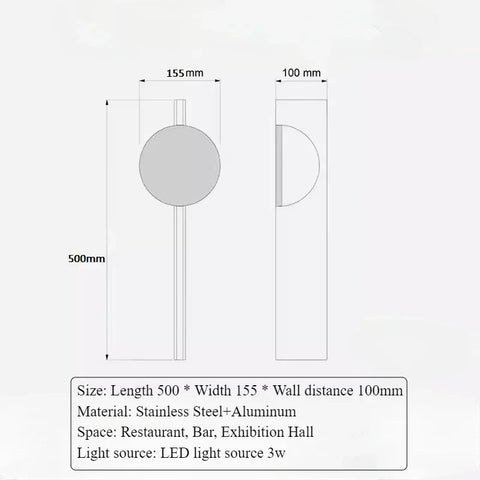 SANDYHA Modern Silver Wall Lamp Stainless Steel Ripple Lustre Home Decor Living Room Bedroom Bedside Corridor Led Night Light