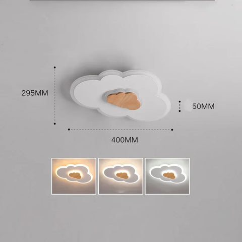Cloud Ceiling Light Children Room Ceiling Light Fixture Acrylic LED Ceiling Light Dimmable with Remote Control Lamp Kid Bedroom