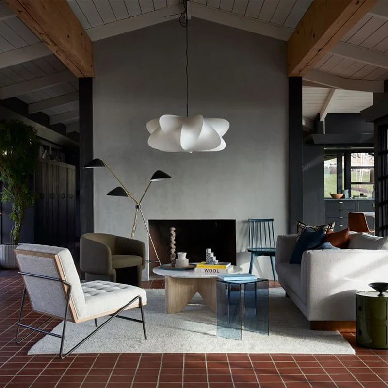 Nordic Minimalist Silk Lamp Restaurant Pendant Lights Luxury Home Decor Chandeliers For Dining Room Bedroom Suspension Luminaire