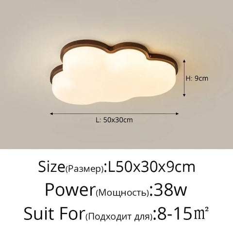 Nordic Cloud Ceiling Lamp Dimmable for Child Bedroom Balcony Baby Room Ceiling Lights Home Decor Indoor Lighting Luster Fixture