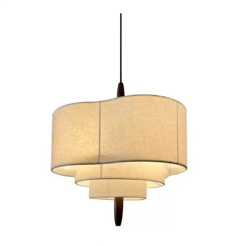 Wabi Sabi Pendant Lights Living Room Kitchen Island Led Ceiling Chandelier Japan Cloth Ceiling Lamp Home Decorations Lustre