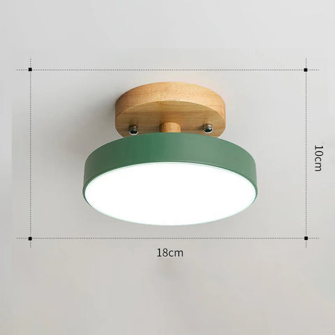Creative Led Wood Art Ceiling Lamp Bedroom Living Room Corridor Ceiling Light LED Restaurant Lamps AC220V Decorative Fixtures