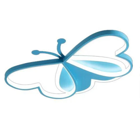 Children's lamp Pink butterfly ceiling lights girl boy's room  LED ceiling lamp living room kindergarten decor Light fixture