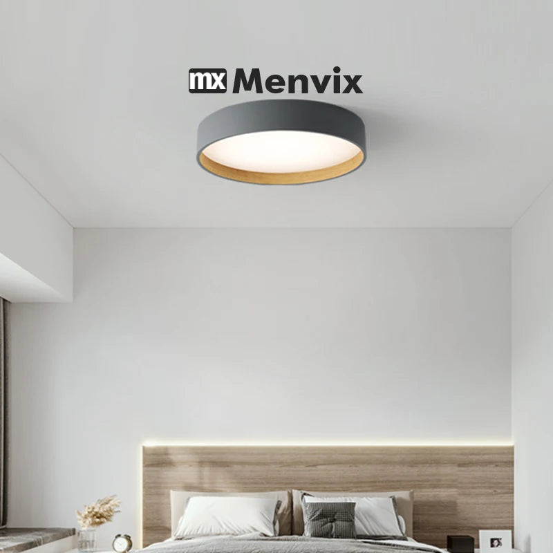 Italian minimalist bedroom ceiling lights round dining room studydecorative led lamps simple 2025 new home master bedroom lamp