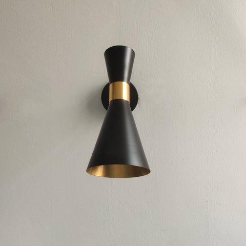 Fashion black white wall lamps Copper rotating head Aluminum shade E27 Luminaire Living dining room bedroom Wall sconces Decor