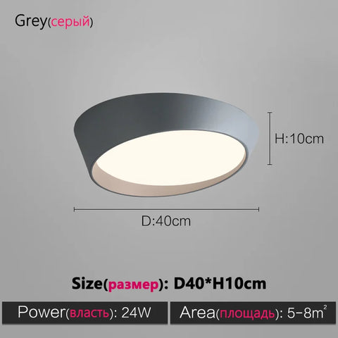 Bedroom ceiling lamp led modern minimalist minimalist Nordic lamps round living room lamp dining room master bedroom room lamp