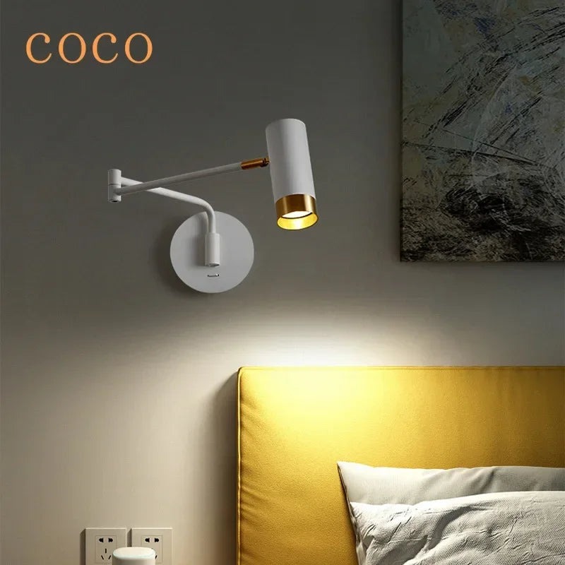 Modern Wall Light Sconces Reading Lamp for Bed Headboard Lamp Stairs Lighting Decorative Lights Decoration VIP Drop Shipping