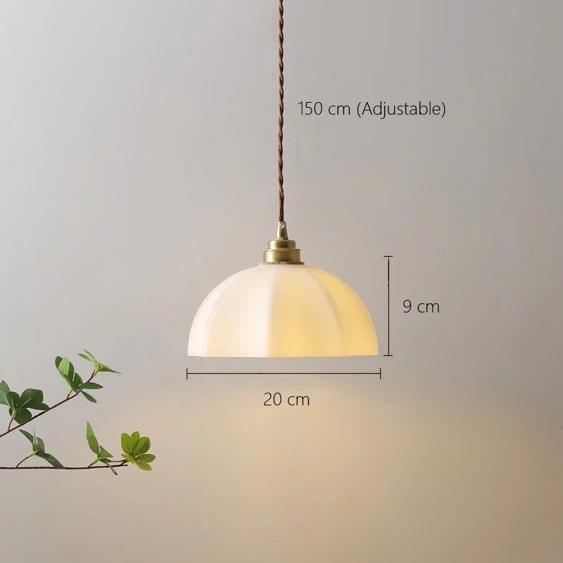 Nordic Design Pendant Lights Wire Kitchen Office Metal Industrial Led Pendant Lamp Glass Shade for Dining Room Liing Room