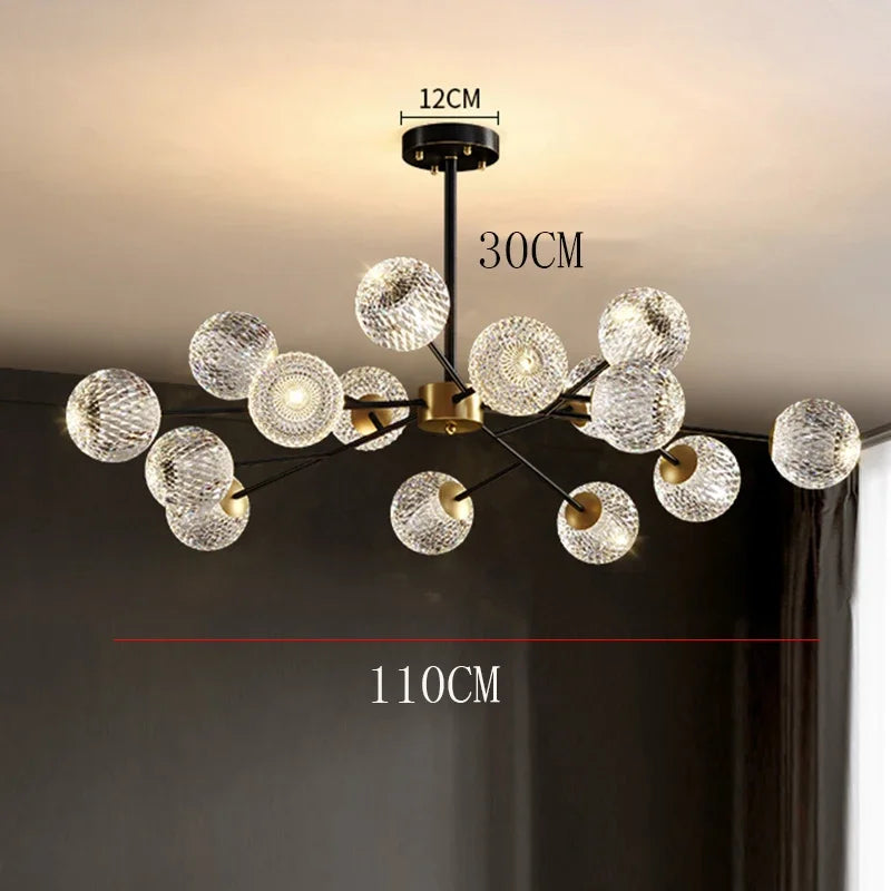 Nordic Minimalist LED Pendant Lights Hanging Wire Line Lamp For Dining Table Living Room