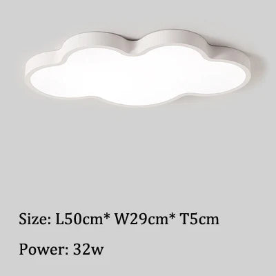 Led Cloud Ceiling Lights Multicolor Children's Room Ceiling Lamp Cartoon Bedroom Chandelier Amusement Kindergarten Nursery Lamps