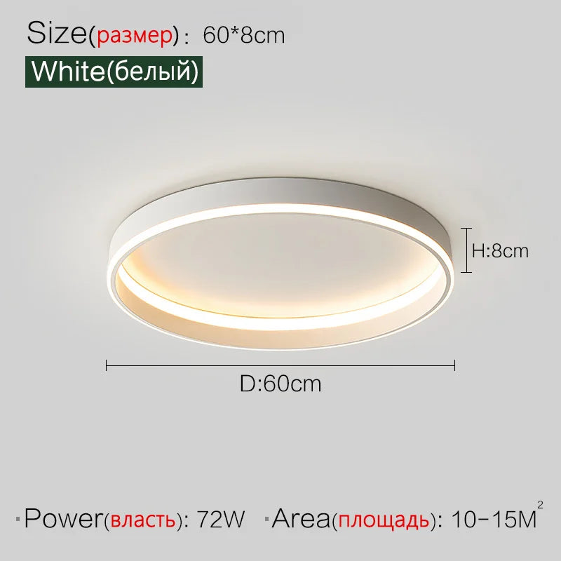 Bedroom lamp ceiling lamp led warm romantic decoration creative Nordic lights modern minimalist room master bedroom ceiling lamp