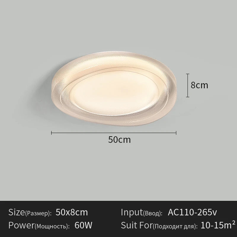 Bedroom Ceiling Light New Designer Creative Floating High-end Feeling Living Room LED Light Simple Modern Home Lighting Fixtures
