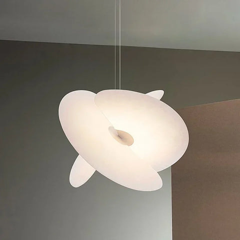 Nordic Silk Salon Chandeliers Creative Curve Design Led Light Modern Home Decoration for Living Room Dining Bedroom Pendant Lamp