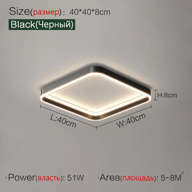 Bedroom lamp ceiling lamp led warm romantic decoration creative Nordic lights modern minimalist room master bedroom ceiling lamp