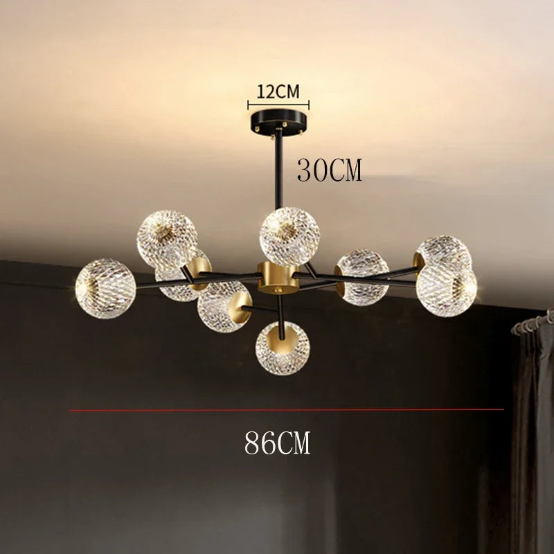 Nordic Minimalist LED Pendant Lights Hanging Wire Line Lamp For Dining Table Living Room