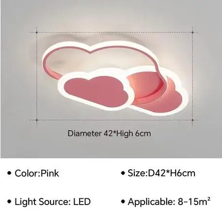 Children's lamp Pink butterfly ceiling lights girl boy's room  LED ceiling lamp living room kindergarten decor Light fixture