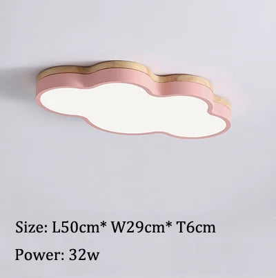 Led Cloud Ceiling Lights Multicolor Children's Room Ceiling Lamp Cartoon Bedroom Chandelier Amusement Kindergarten Nursery Lamps