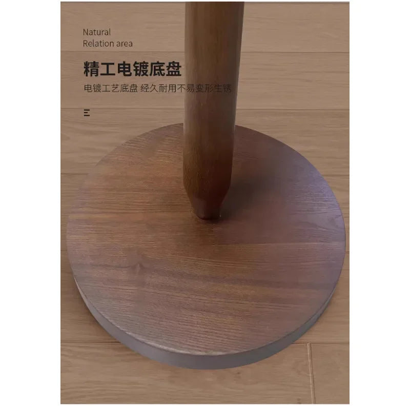 French Vintage Wood E27 Led Floor Lamps for Living Room Bedroom Bedside Study Lamp Advanced Sense of Design Ambient Lights