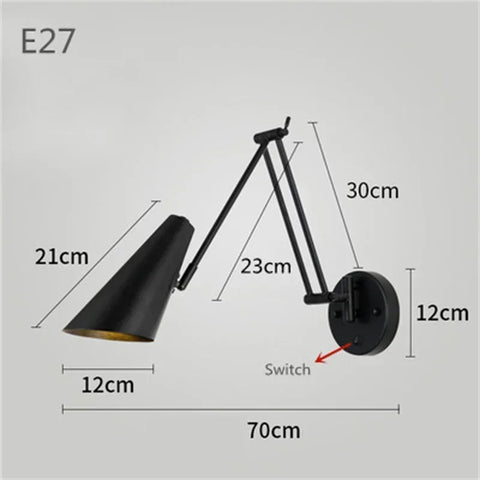 Modern Wall Light Sconces Reading Lamp for Bed Headboard Lamp Stairs Lighting Decorative Lights Decoration VIP Drop Shipping