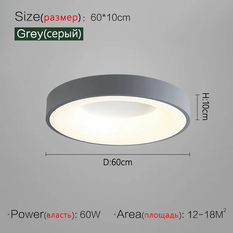 Bedroom lamp ceiling lamps Nordic minimalist modern room 2023 new minimalist round dining room master bedroom lights