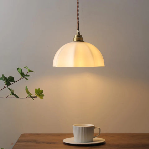 Nordic Design Pendant Lights Wire Kitchen Office Metal Industrial Led Pendant Lamp Glass Shade for Dining Room Liing Room