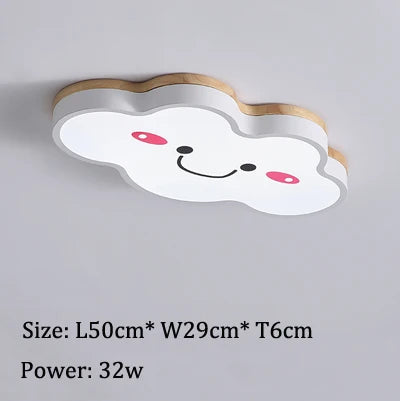 Led Cloud Ceiling Lights Multicolor Children's Room Ceiling Lamp Cartoon Bedroom Chandelier Amusement Kindergarten Nursery Lamps