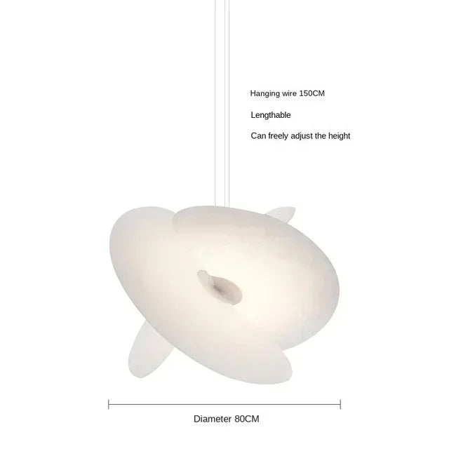 Nordic Silk Salon Chandeliers Creative Curve Design Led Light Modern Home Decoration for Living Room Dining Bedroom Pendant Lamp