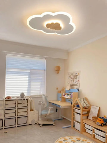 Cloud Ceiling Light Children Room Ceiling Light Fixture Acrylic LED Ceiling Light Dimmable with Remote Control Lamp Kid Bedroom
