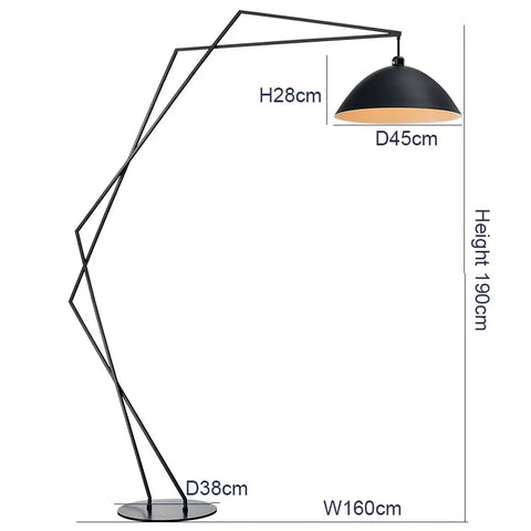 Nordic LED Fishing Floor Lamp Fabric Lampshade Standing Light Living Room Bedroom Home Decor Indoor Lighting Table Lamp Remote